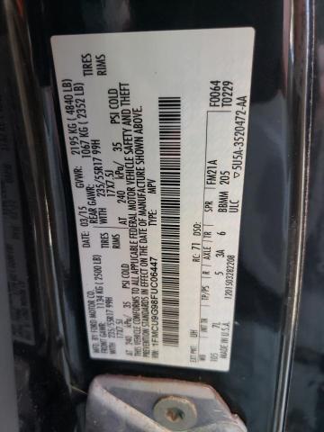 Photo 9 VIN: 1FMCU9G98FUC06447 - FORD ESCAPE SE 