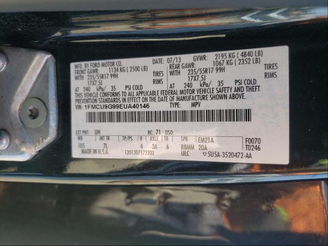 Photo 9 VIN: 1FMCU9G99EUA40146 - FORD ESCAPE SE 