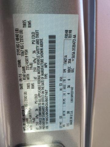 Photo 12 VIN: 1FMCU9G99GUB07167 - FORD ESCAPE SE 