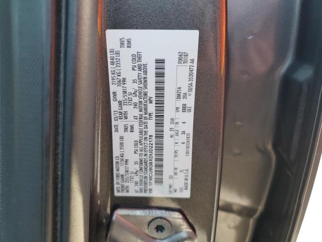 Photo 12 VIN: 1FMCU9G9XDUD22178 - FORD ESCAPE SE 