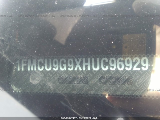 Photo 8 VIN: 1FMCU9G9XHUC96929 - FORD ESCAPE 