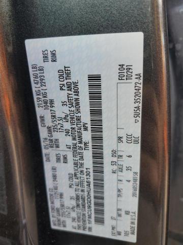 Photo 12 VIN: 1FMCU9GD0HUA61301 - FORD ESCAPE 