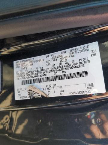 Photo 12 VIN: 1FMCU9GD0HUD32972 - FORD ESCAPE SE 