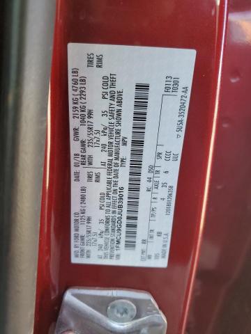 Photo 11 VIN: 1FMCU9GD0JUB39016 - FORD ESCAPE SE 