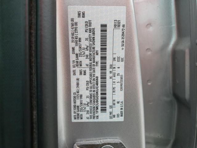 Photo 13 VIN: 1FMCU9GD0KUC48660 - FORD ESCAPE 