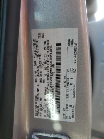 Photo 12 VIN: 1FMCU9GD1HUC76251 - FORD ESCAPE SE 