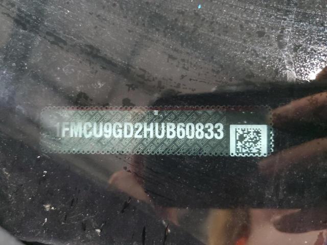 Photo 11 VIN: 1FMCU9GD2HUB60833 - FORD ESCAPE SE 