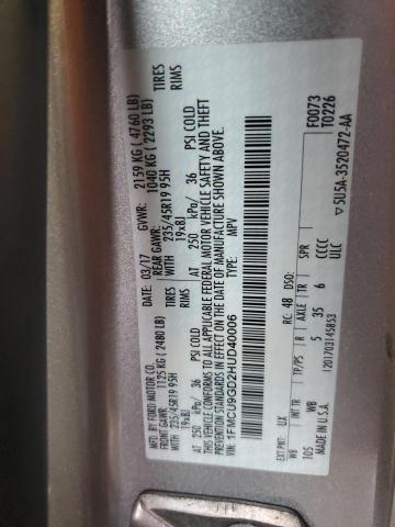 Photo 12 VIN: 1FMCU9GD2HUD40006 - FORD ESCAPE SE 