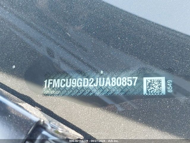 Photo 8 VIN: 1FMCU9GD2JUA80857 - FORD ESCAPE 