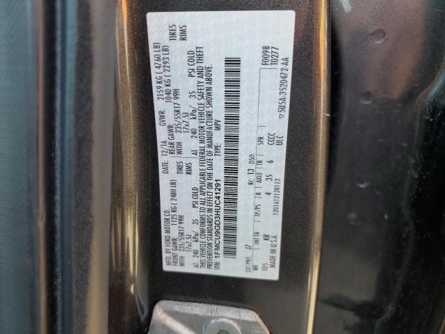 Photo 12 VIN: 1FMCU9GD3HUC41291 - FORD ESCAPE SE 