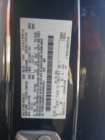 Photo 12 VIN: 1FMCU9GD3JUD46323 - FORD ESCAPE SE 