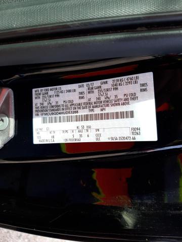 Photo 9 VIN: 1FMCU9GD4HUD53288 - FORD ESCAPE SE 