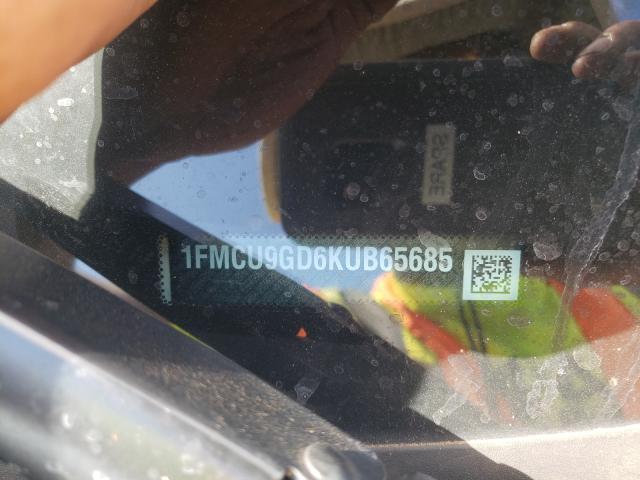 Photo 9 VIN: 1FMCU9GD6KUB65685 - FORD ESCAPE SE 