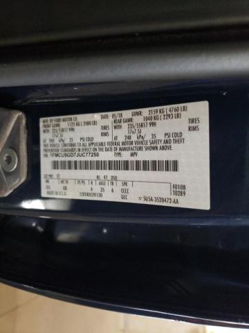 Photo 9 VIN: 1FMCU9GD7JUC77250 - FORD ESCAPE SE 