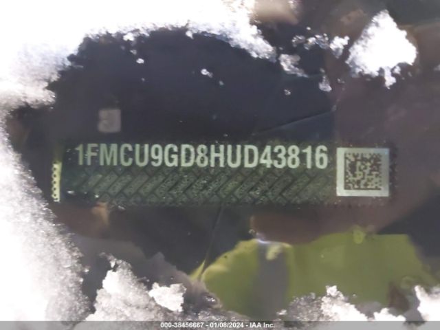 Photo 8 VIN: 1FMCU9GD8HUD43816 - FORD ESCAPE 