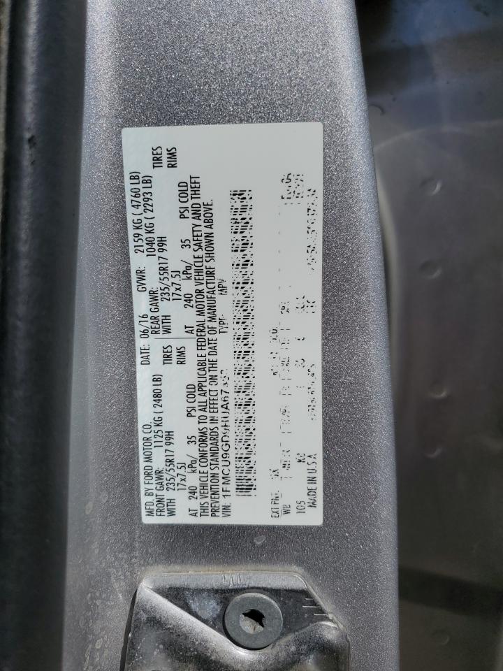 Photo 12 VIN: 1FMCU9GD9HUA67453 - FORD ESCAPE 