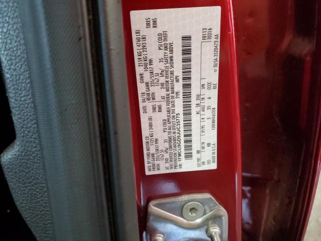 Photo 12 VIN: 1FMCU9GD9JUC35775 - FORD ESCAPE SE 