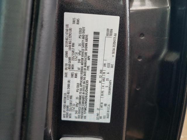 Photo 12 VIN: 1FMCU9GD9JUD40235 - FORD ESCAPE SE 