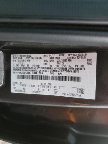 Photo 9 VIN: 1FMCU9GDXHUD71309 - FORD ESCAPE SE 