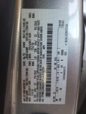 Photo 12 VIN: 1FMCU9GN8PUA53275 - FORD ESCAPE ACT 