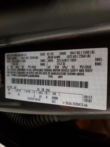 Photo 12 VIN: 1FMCU9GN8PUA68360 - FORD ESCAPE ACT 