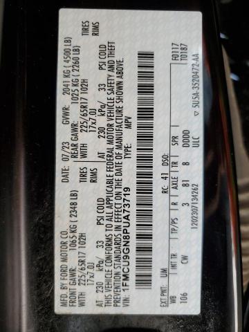 Photo 12 VIN: 1FMCU9GN8PUA73719 - FORD ESCAPE ACT 