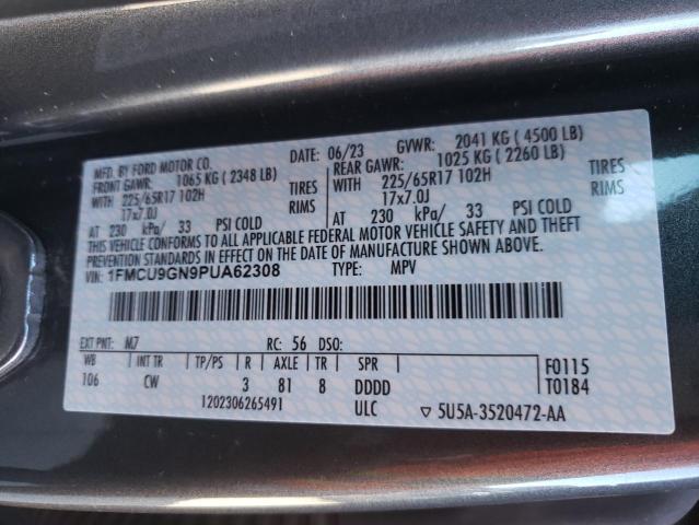 Photo 12 VIN: 1FMCU9GN9PUA62308 - FORD ESCAPE ACT 