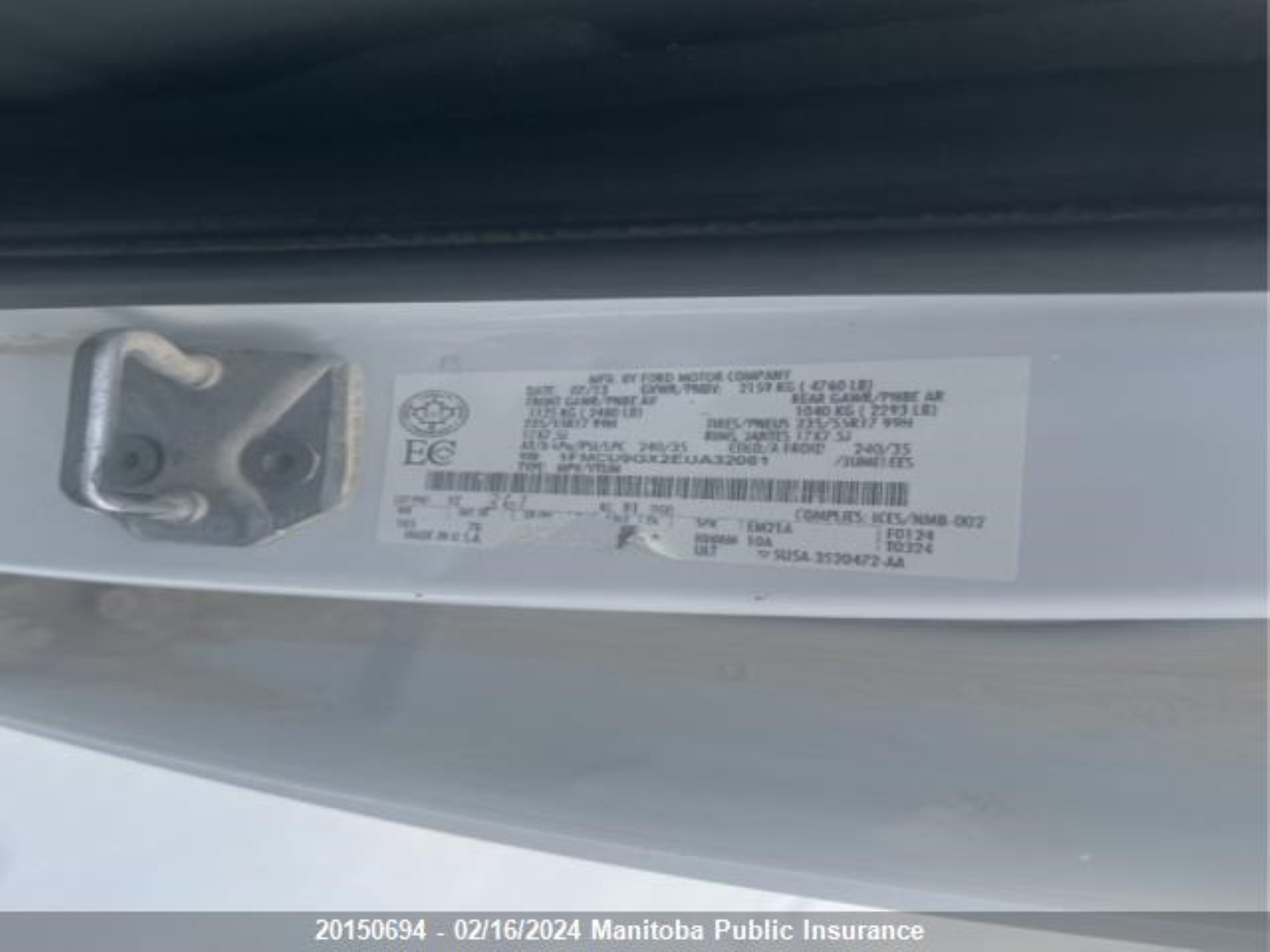 Photo 8 VIN: 1FMCU9GX2EUA32081 - FORD ESCAPE 