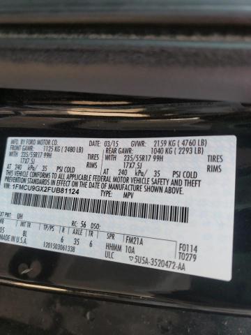 Photo 9 VIN: 1FMCU9GX2FUB81124 - FORD ESCAPE SE 