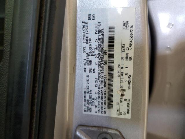 Photo 13 VIN: 1FMCU9GX4EUD07031 - FORD ESCAPE SE 