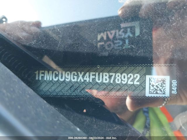 Photo 8 VIN: 1FMCU9GX4FUB78922 - FORD ESCAPE 