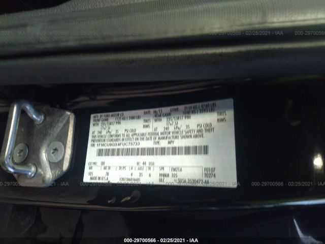 Photo 8 VIN: 1FMCU9GX4FUC75733 - FORD ESCAPE 