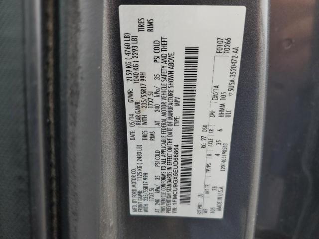 Photo 13 VIN: 1FMCU9GX5EUD66864 - FORD ESCAPE SE 