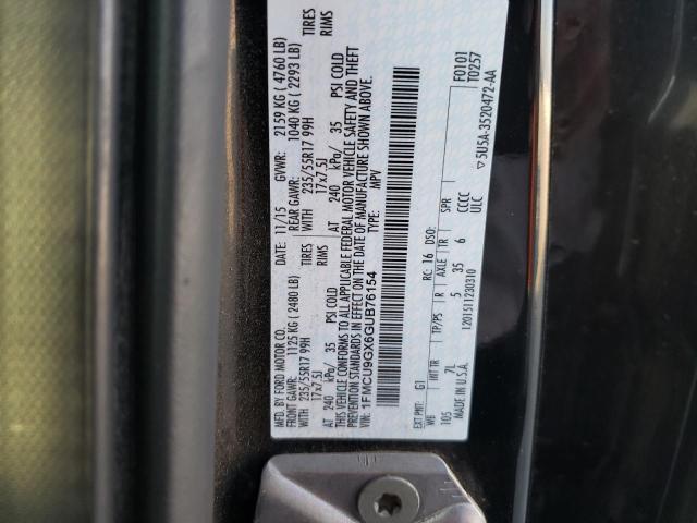 Photo 9 VIN: 1FMCU9GX6GUB76154 - FORD ESCAPE SE 