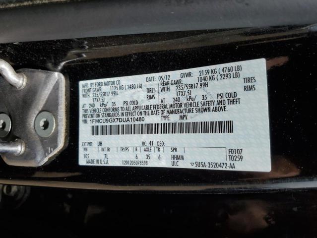 Photo 12 VIN: 1FMCU9GX7DUA10480 - FORD ESCAPE SE 