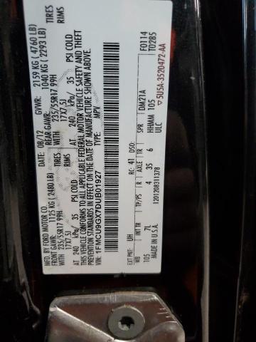 Photo 12 VIN: 1FMCU9GX7DUB01927 - FORD ESCAPE SE 