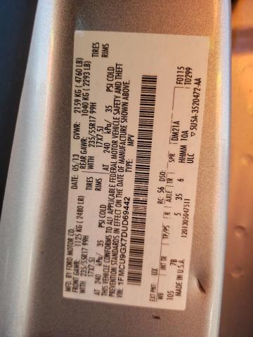 Photo 12 VIN: 1FMCU9GX7DUD69442 - FORD ESCAPE SE 