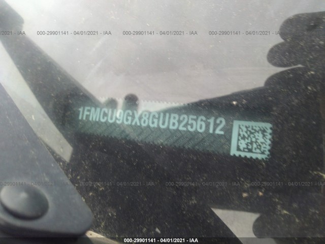 Photo 8 VIN: 1FMCU9GX8GUB25612 - FORD ESCAPE 