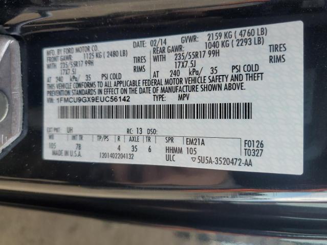 Photo 12 VIN: 1FMCU9GX9EUC56142 - FORD ESCAPE SE 