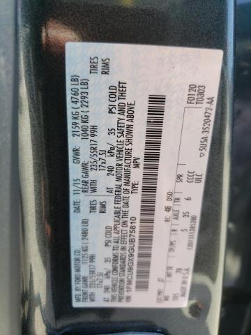 Photo 9 VIN: 1FMCU9GX9GUB75810 - FORD ESCAPE SE 