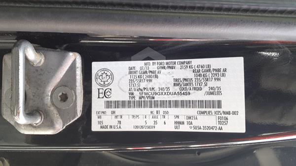 Photo 4 VIN: 1FMCU9GXXDUA55459 - FORD ESCAPE 