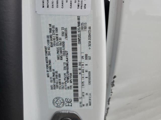 Photo 12 VIN: 1FMCU9H60MUA41527 - FORD ESCAPE SEL 