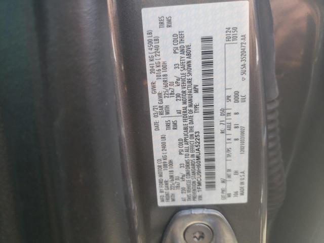 Photo 9 VIN: 1FMCU9H60MUA52253 - FORD ESCAPE SEL 