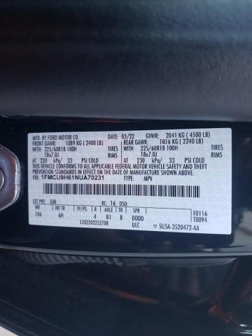 Photo 13 VIN: 1FMCU9H61NUA70231 - FORD ESCAPE 