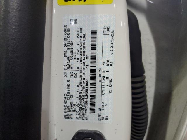 Photo 12 VIN: 1FMCU9H62MUB21900 - FORD ESCAPE 