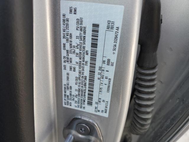 Photo 12 VIN: 1FMCU9H63LUB67380 - FORD ESCAPE SEL 