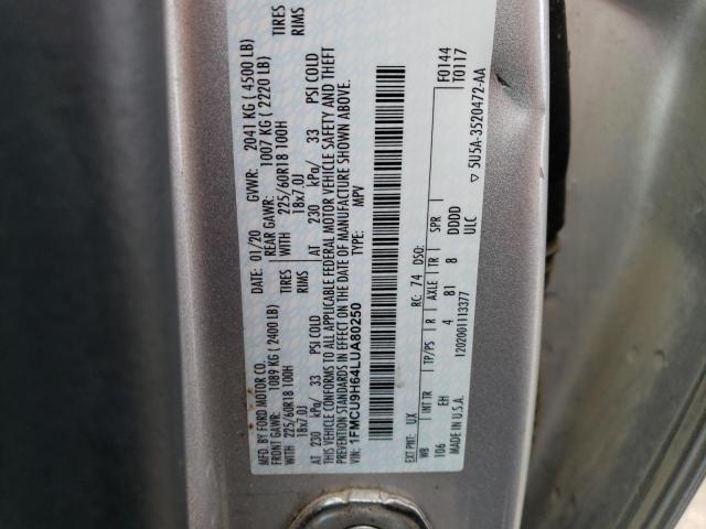 Photo 12 VIN: 1FMCU9H64LUA80250 - FORD ESCAPE 