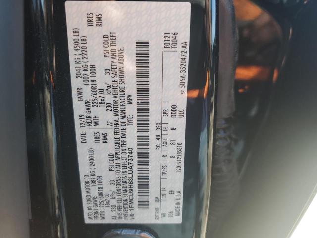 Photo 12 VIN: 1FMCU9H68LUA73740 - FORD ESCAPE SEL 