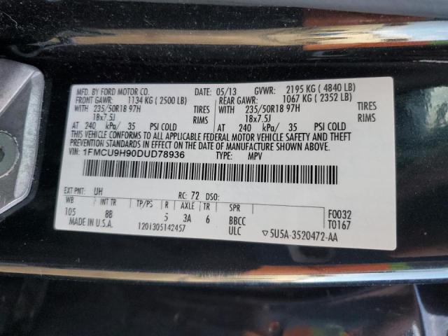 Photo 13 VIN: 1FMCU9H90DUD78936 - FORD ESCAPE SEL 