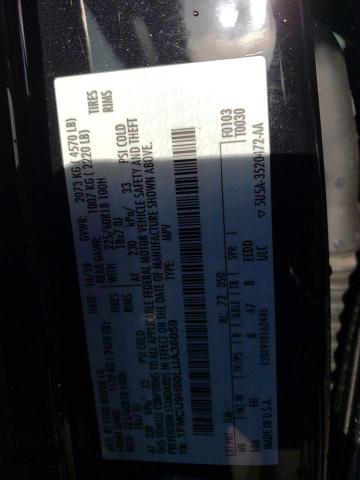 Photo 11 VIN: 1FMCU9H90LUA36059 - FORD ESCAPE SEL 